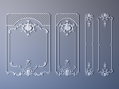 欧式石膏线雕花装饰