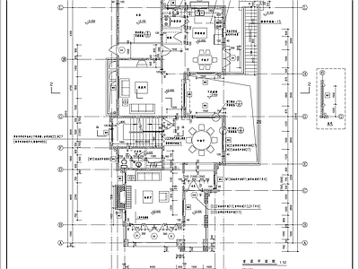 法式独栋别墅建筑17套  施工图