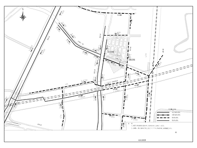 高新区含谷先进制造园道路路网 施工图 交通道路