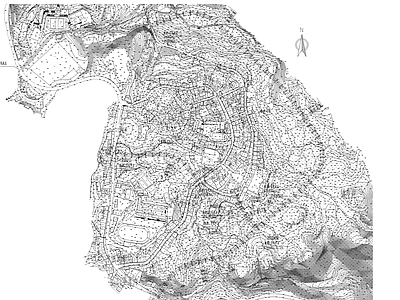 山地新建道路全套 施工图 交通道路