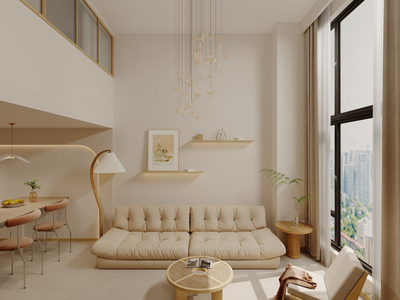 现代loft客餐厅