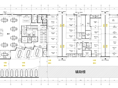 4S店室内装修全套 施工图