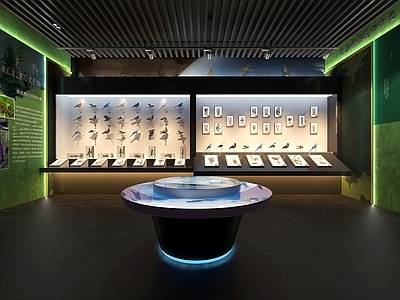 现代动物标本展厅
