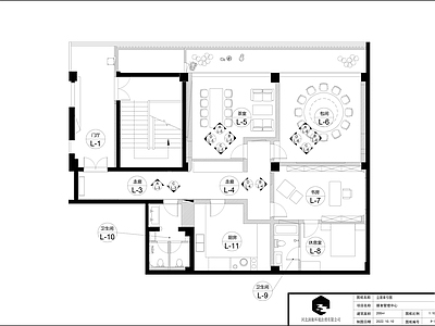 私人会所室内装修 施工图