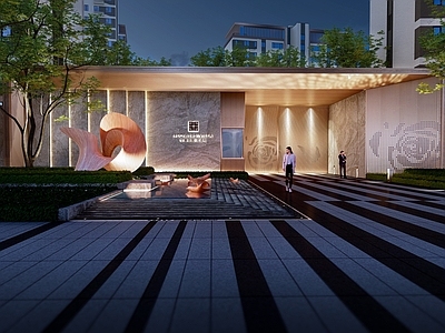 现代示范区大区大门