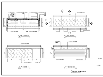 景观吧台 施工图 节点