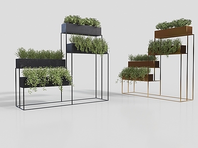 现代花箱 植物架