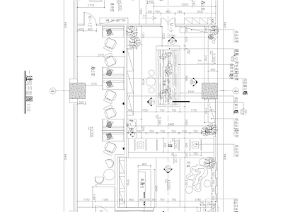 春秋茶楼会所室内 施工图