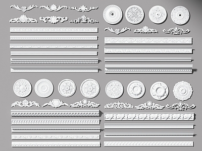 欧式石膏线 灯盘 雕花 角花 雕花线条 角线 装饰线条 圆盘 灯座