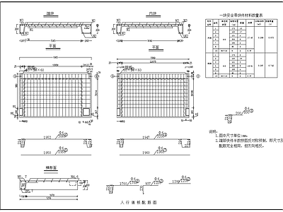 空心板交通桥结构配筋 施工图