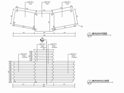 魔术表演展示台详图  施工图 家具节点