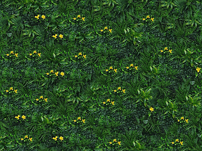 绿植墙贴图