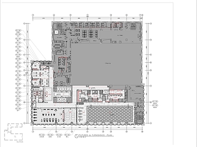 酒店康体中心室内全套 施工图 公区