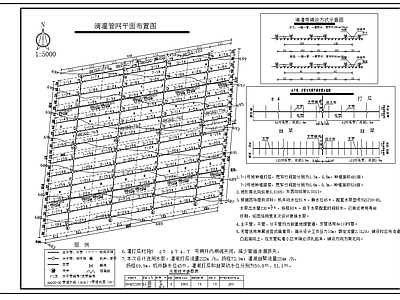 滴灌管网系统 施工图