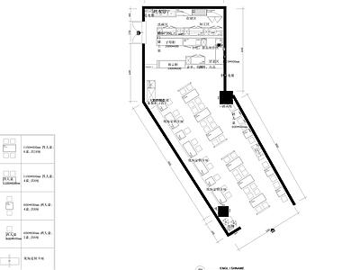 麻辣烫店室内全套 施工图