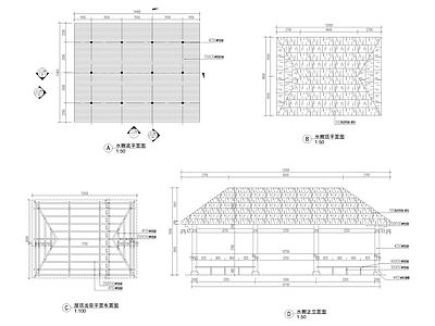水榭详图 施工图
