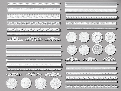 欧式石膏线 灯盘 雕花 角花 雕花线条 角线 装饰线条 圆盘 灯座