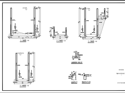 雨水收集池结构 施工图