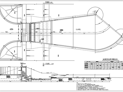 水库溢流坝 施工图