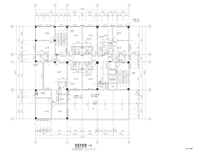 河南某厂办公楼建筑 施工图