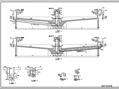 某造纸厂二沉池结构 施工图