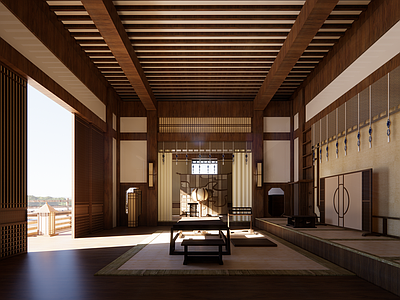 中式木屋 古建筑