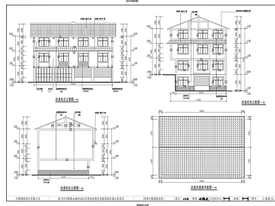 美丽乡村建筑改造 施工图