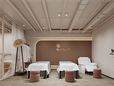 现代美容SPA店 美容美甲店铺