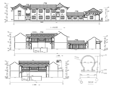 北方县衙兼文化馆古建筑 施工图
