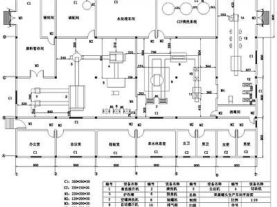 果蔬罐头食品工厂生产车间 施工图 工业建筑 厂房
