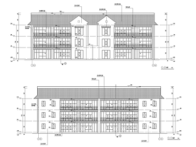 企业总部办公楼建筑 施工图