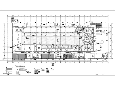 登康公司生产区域厂房建筑 施工图 工业建筑