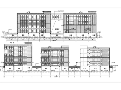 建桥先进制造产业园建筑 施工图 工业建筑