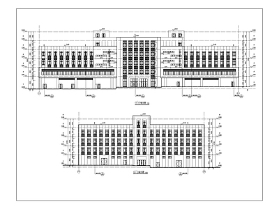 军粮区域配送中心建筑 施工图 工业建筑