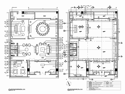 300㎡贵宾休闲会所 施工图