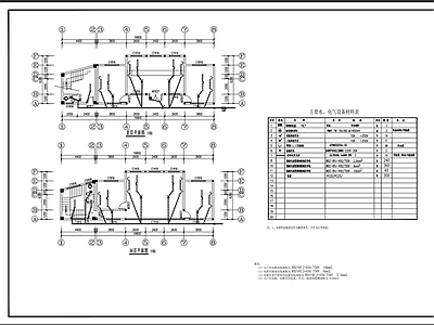 村部修缮工程电气 施工图 建筑电气 电气图
