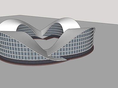 现代展览馆建筑
