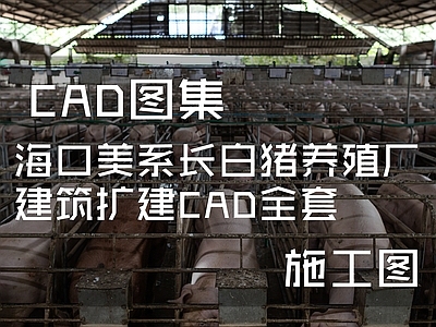 海口美系长白猪养殖厂建筑  施工图