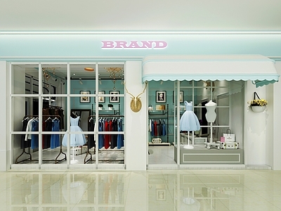 现代 服装鞋店