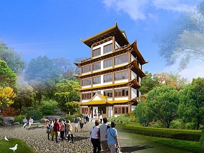 新中式瞭望塔