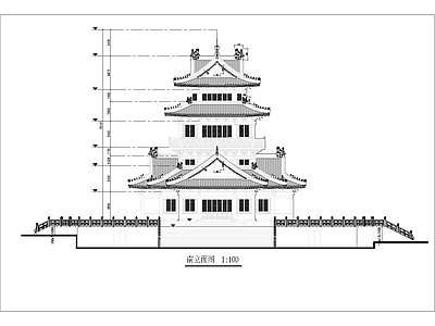 古建筑望海楼 施工图