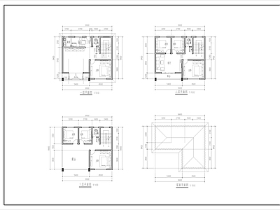 独栋别墅建筑 施工图