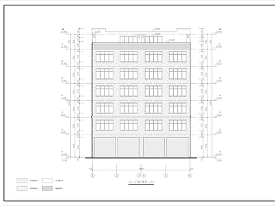 县城联排自建房建筑 施工图