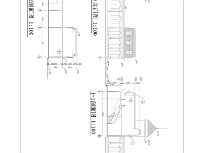 余杭茶馆建筑 施工图