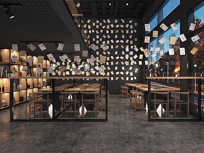 工业风火锅店