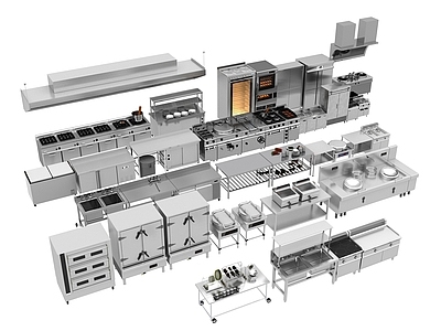 现代后厨 酒店后厨设备
