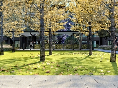 现代景观廊架 长条形