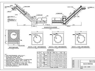 渠道倒虹吸节点 施工图
