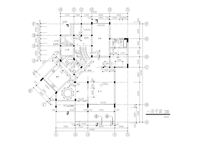 小型别墅建筑 施工图