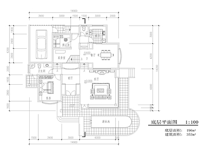 独立别墅建筑 施工图